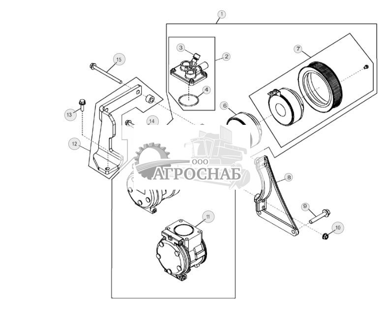7414 Компрессор кондиционера воздуха - ST20583 69.jpg